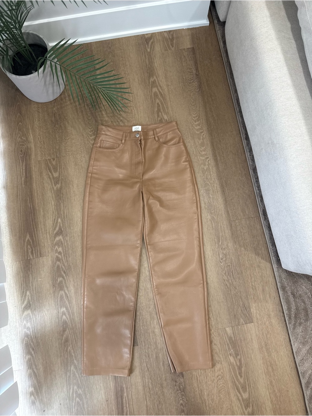 ARITZIA WILFRED leather pants 6 - Picture 10 of 14